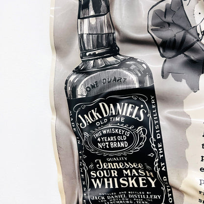 Tableau froissé - Pub Jack Daniels - Luxartis