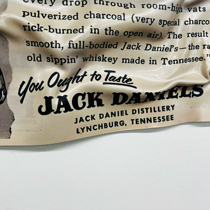 Tableau froissé - Pub Jack Daniels - Luxartis
