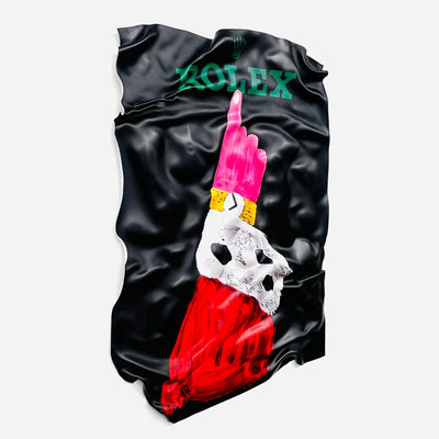 Tableau froissé - Pub Rolex - Luxartis