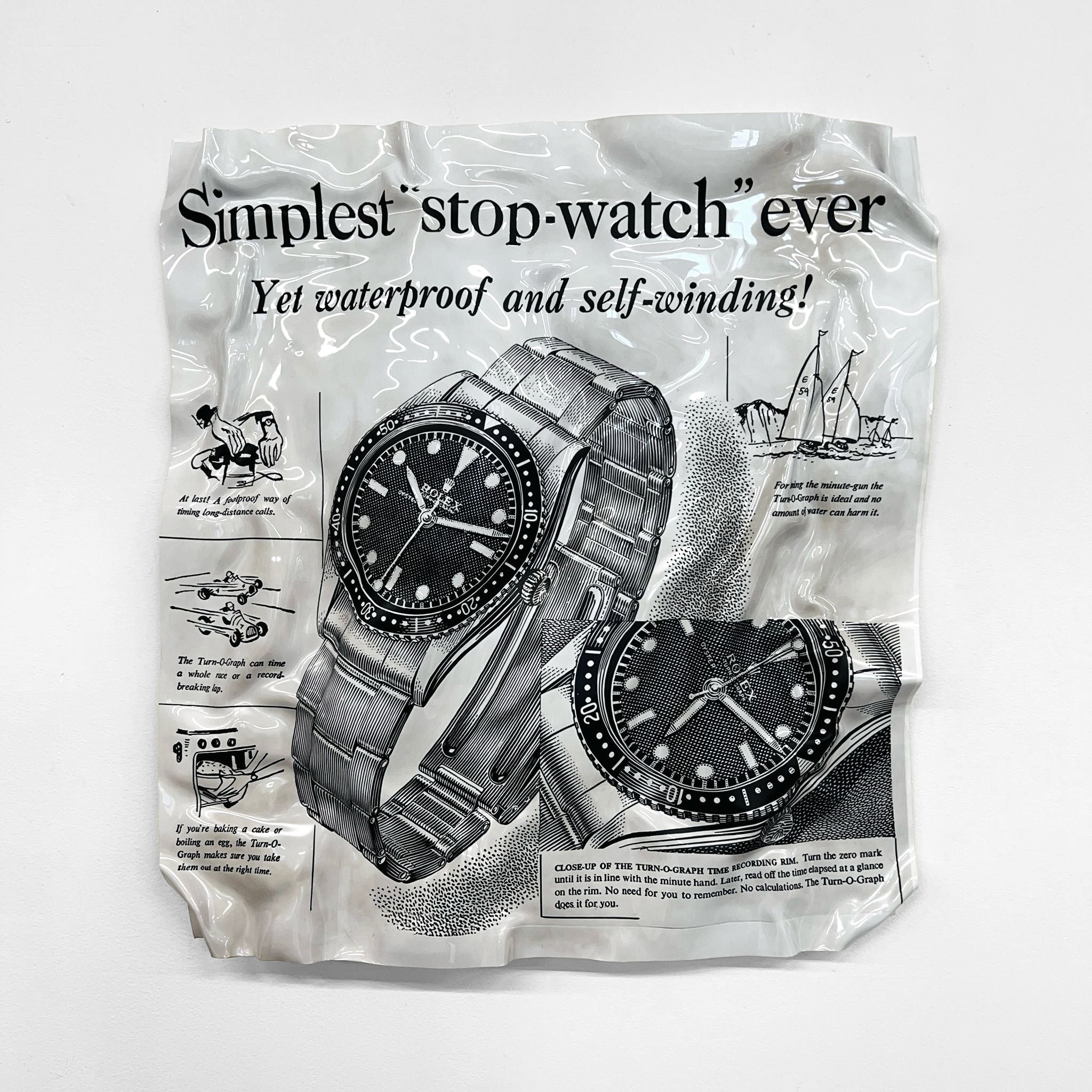 Tableau froissé - Rolex - Luxartis