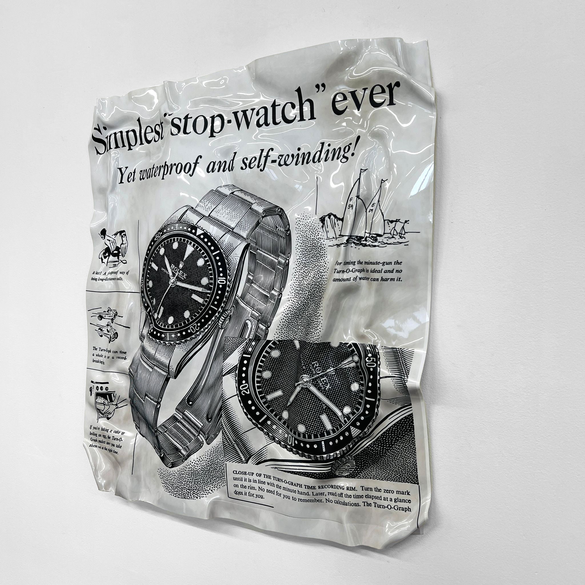 Tableau froissé - Rolex - Luxartis
