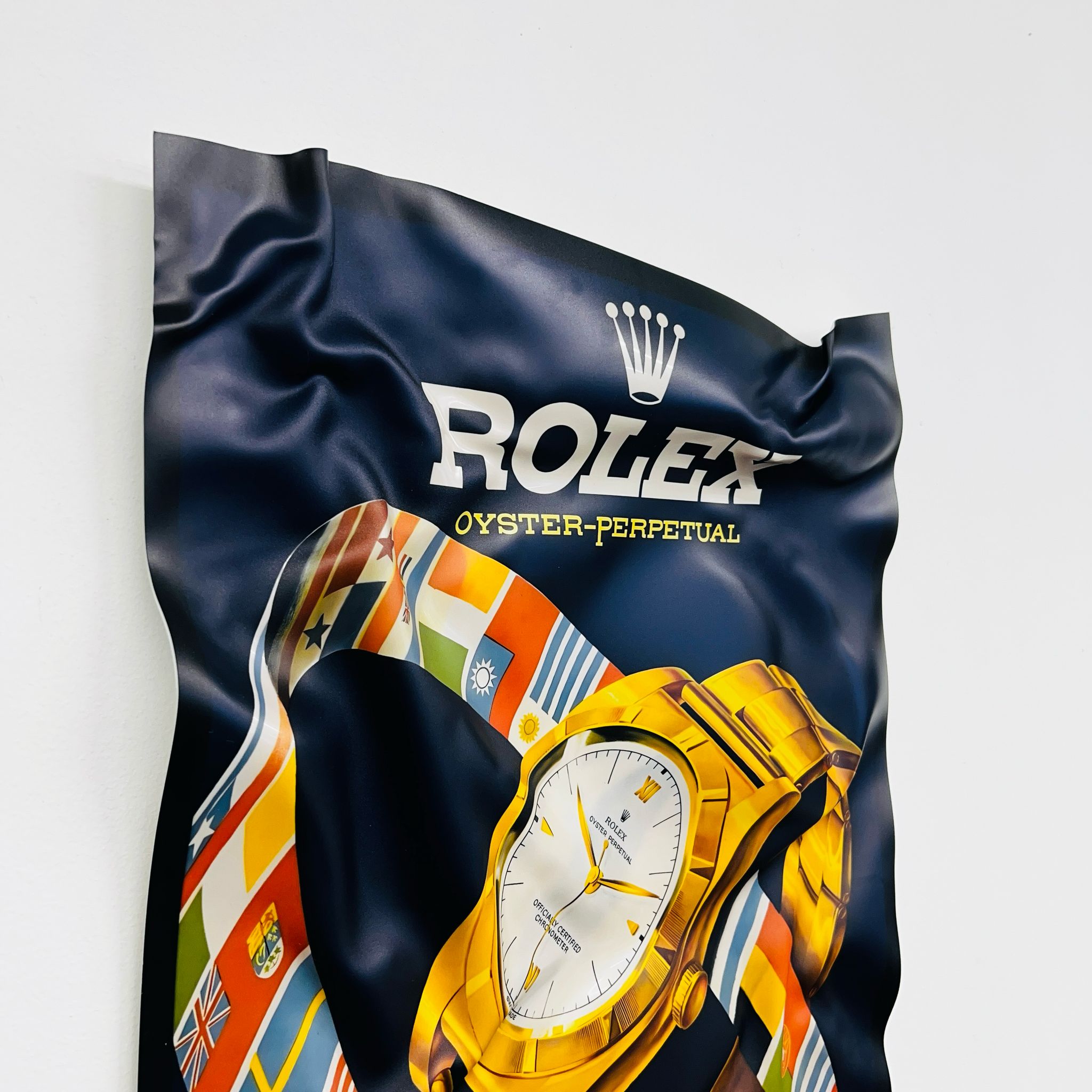 Tableau froissé - Rolex Oyster - Luxartis
