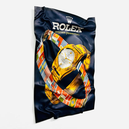 Tableau froissé - Rolex Oyster - Luxartis