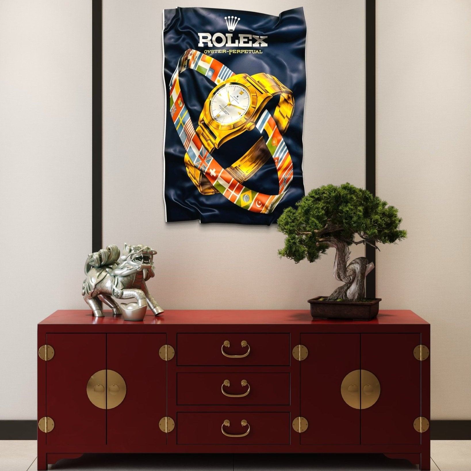 Tableau froissé - Rolex Oyster - Luxartis