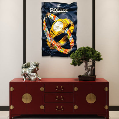 Tableau froissé - Rolex Oyster - Luxartis