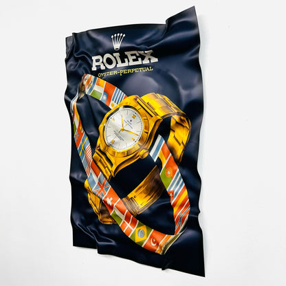 Tableau froissé - Rolex Oyster - Luxartis