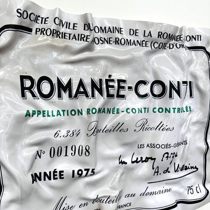 Tableau froissé - Romanée Conti 1975 - Luxartis