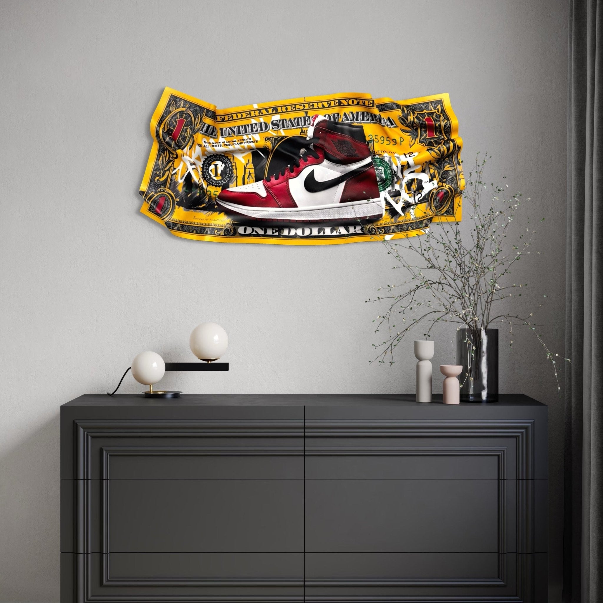 Tableau froissé - Sneaker - Luxartis