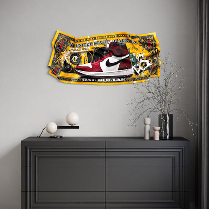 Tableau froissé - Sneaker - Luxartis