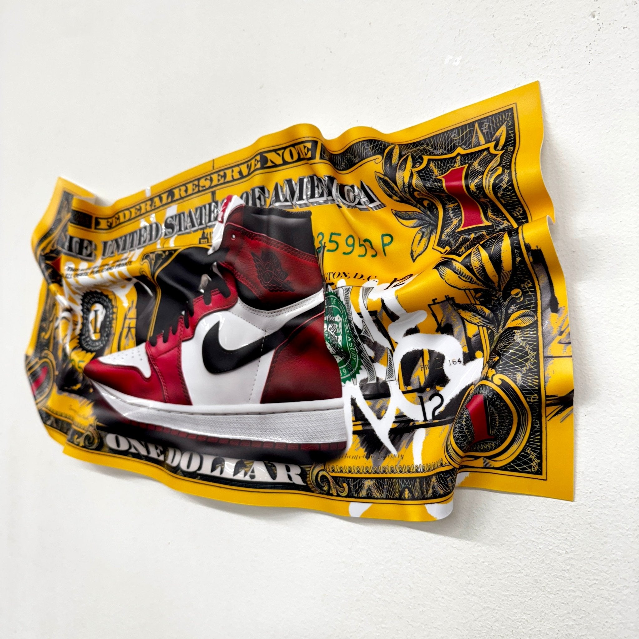 Tableau froissé - Sneaker - Luxartis