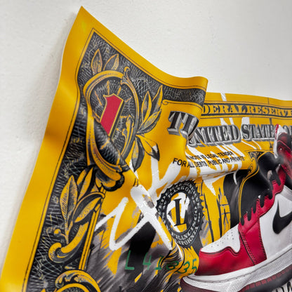 Tableau froissé - Sneaker - Luxartis