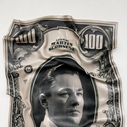 Tableau froissé - The Wolf of Wall Street "Dollar Art" - Luxartis