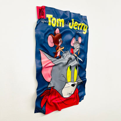 Tableau froissé - Tom & Jerry - Luxartis