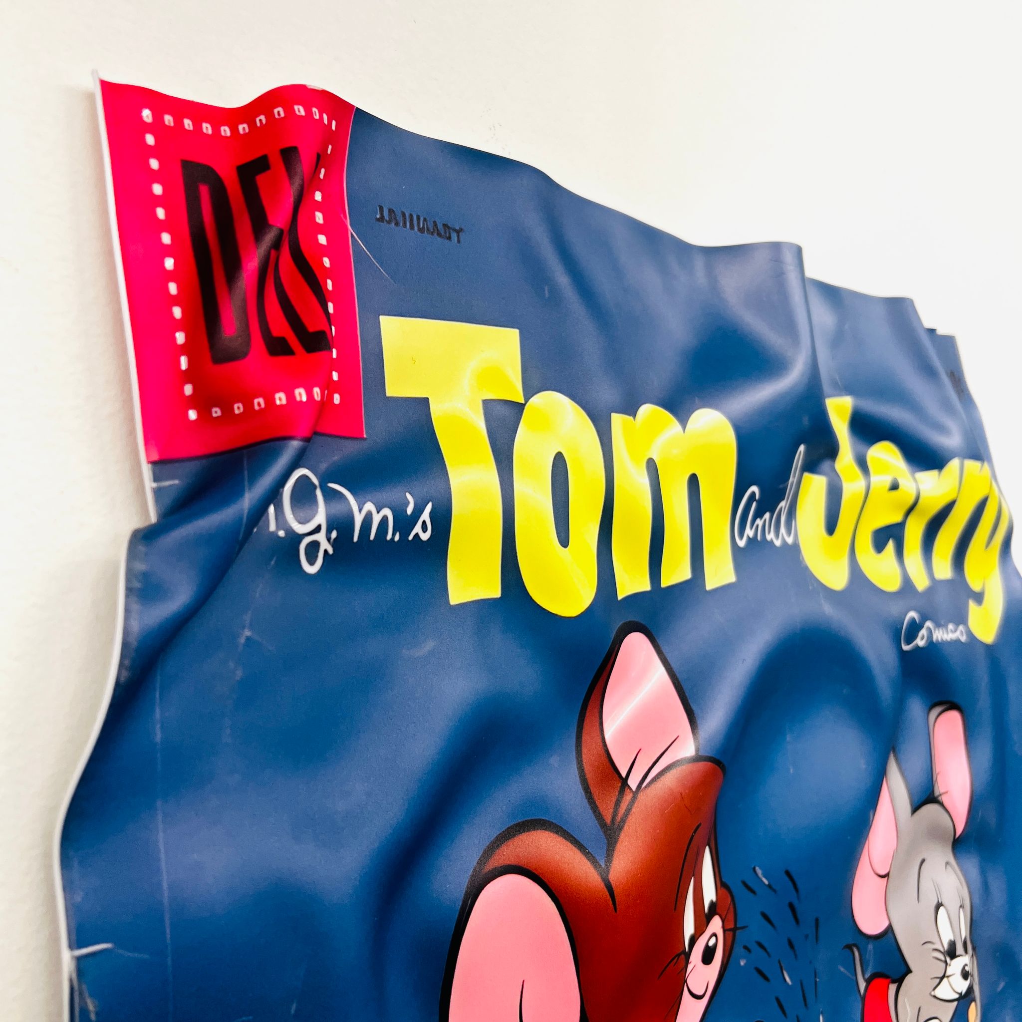 Tableau froissé - Tom & Jerry - Luxartis