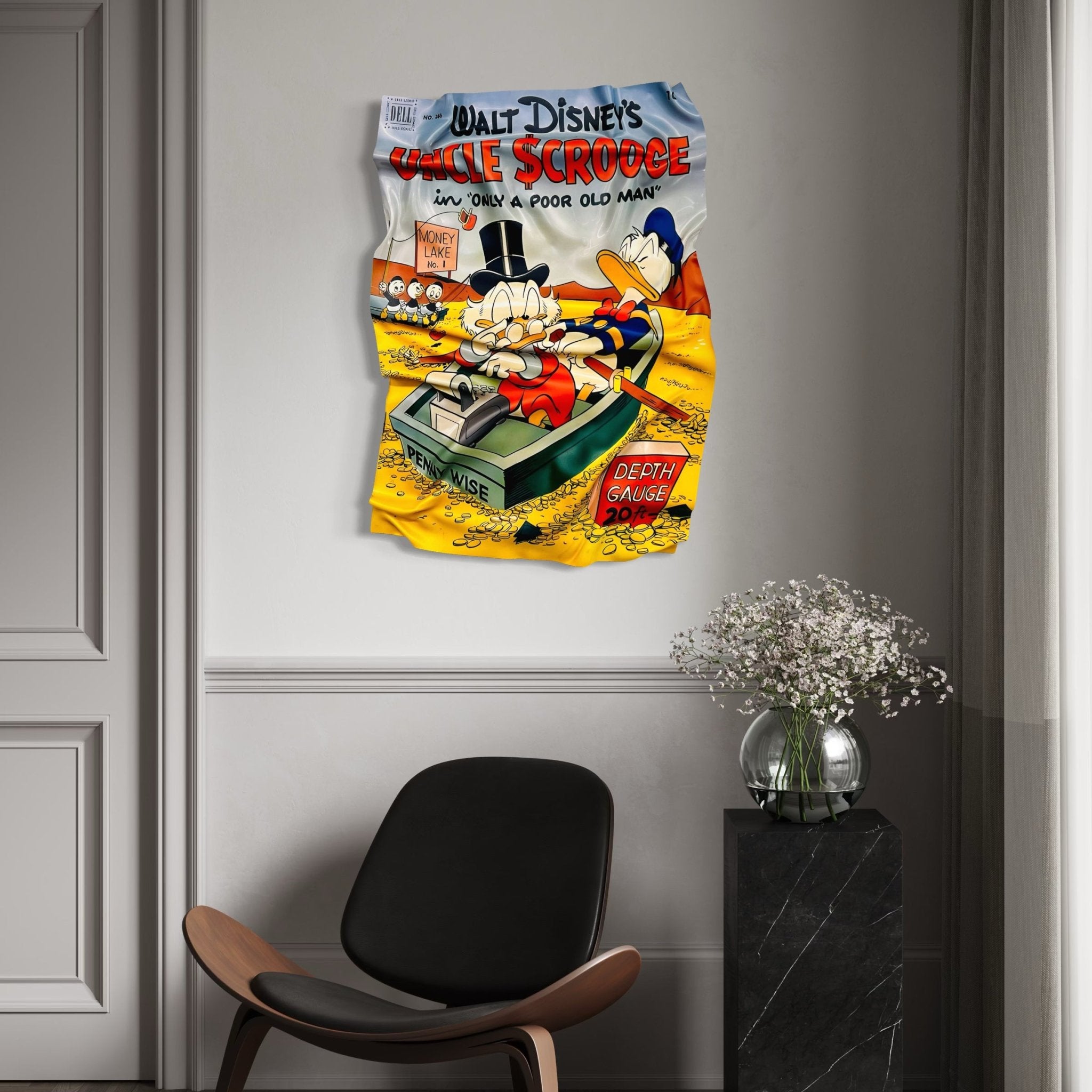 Tableau froissé - Uncle Scrooge - Luxartis