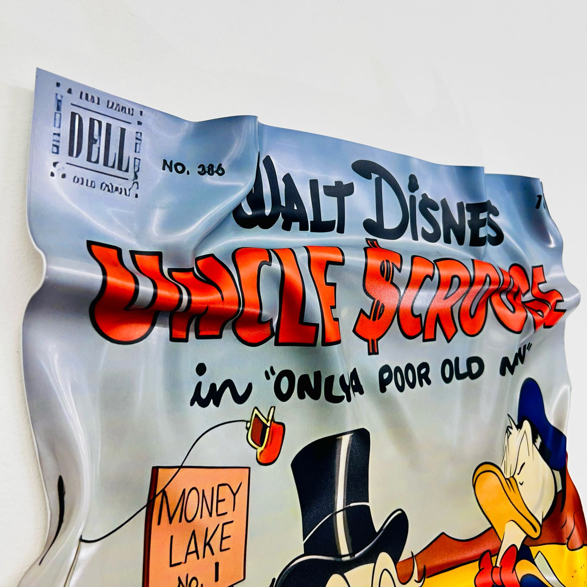 Tableau froissé - Uncle Scrooge - Luxartis