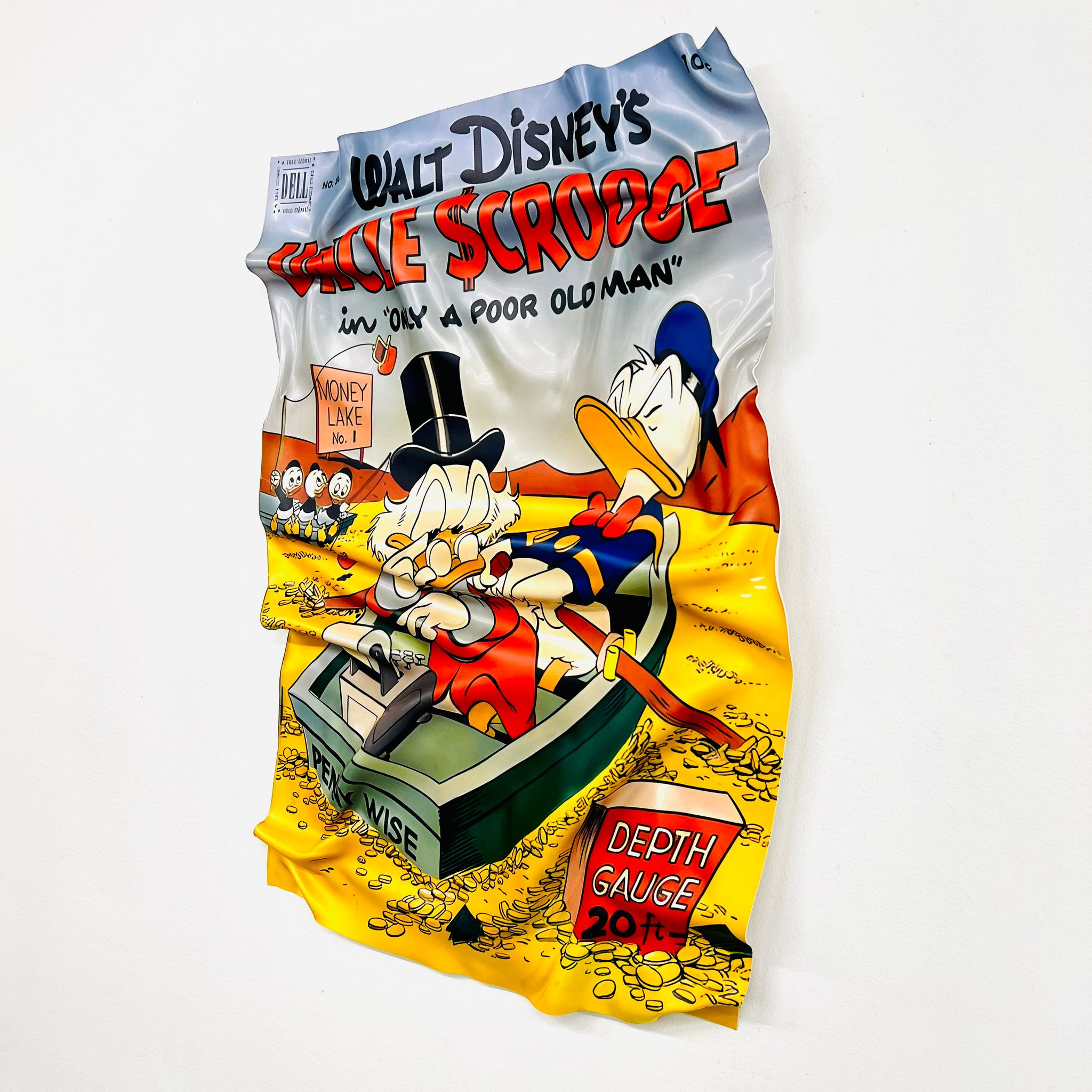 Tableau froissé - Uncle Scrooge - Luxartis